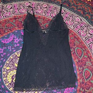 Victoria’s Secret Black Lace Lingerie Top